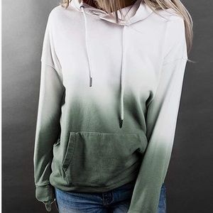 NWOT Long Sleeve Tye Dye Drawstring Hoodie